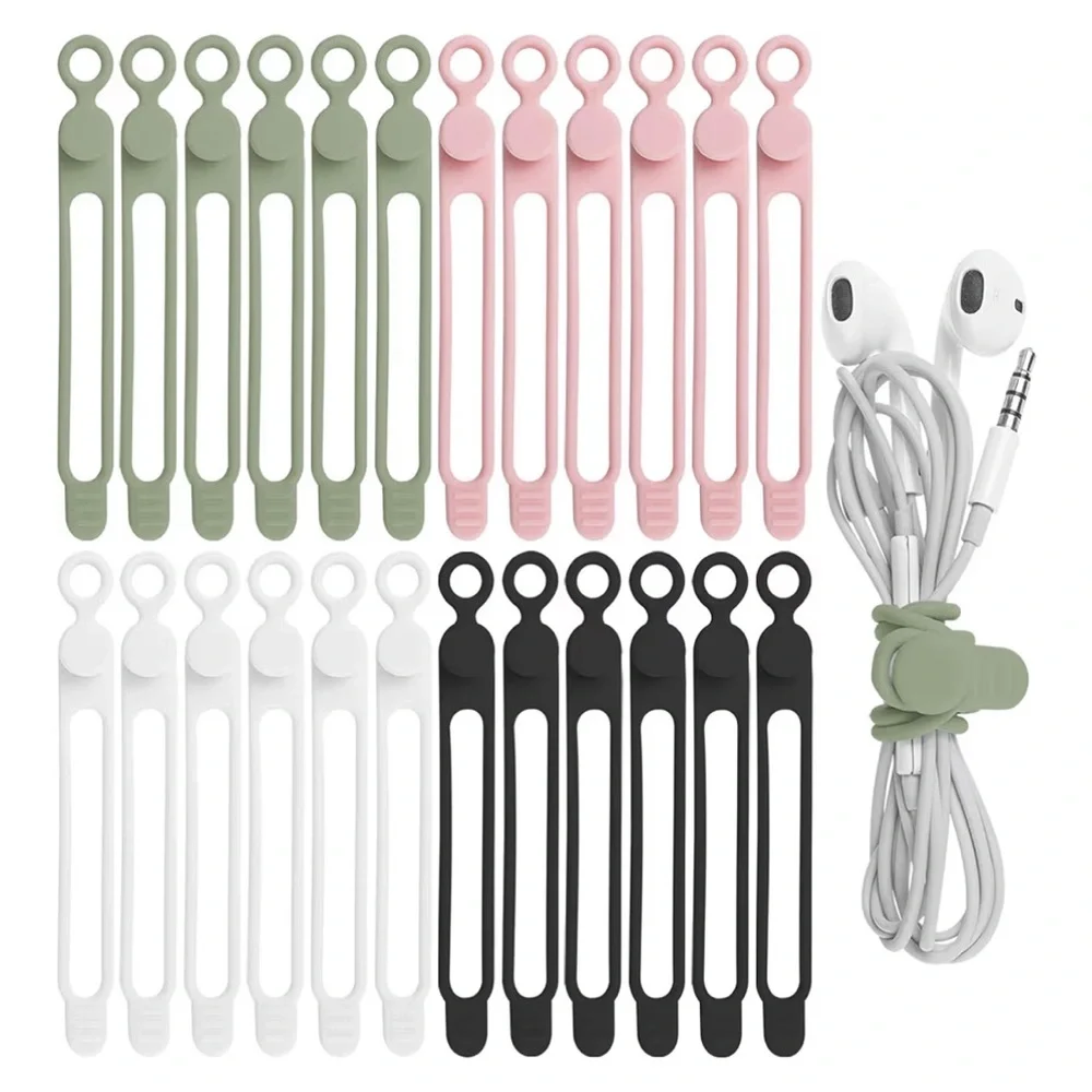 Silicone cable ties